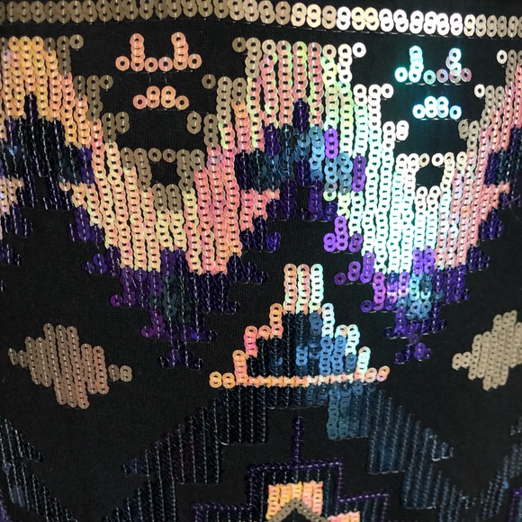 Express Sequined Mini Skirt - Picture 6 of 6